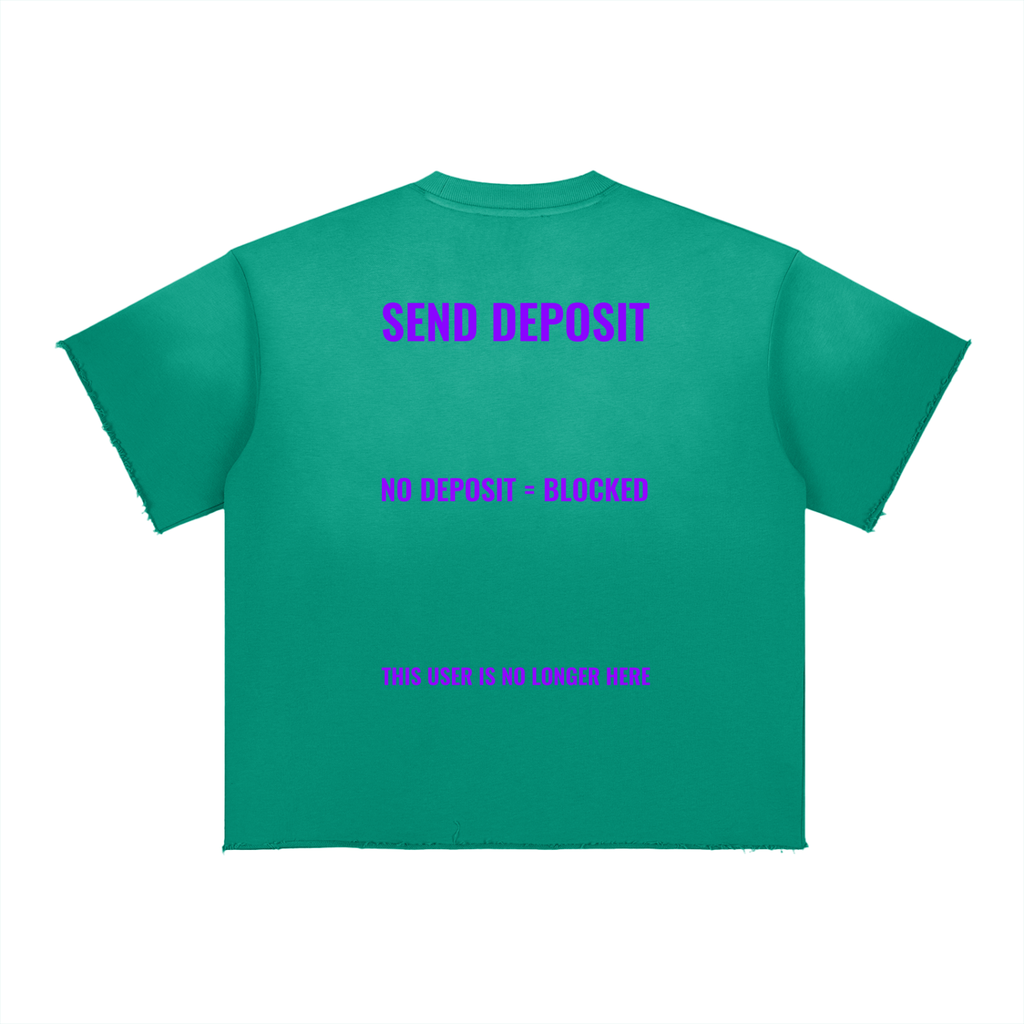 Sun Fade Raw Edge T-Shirt