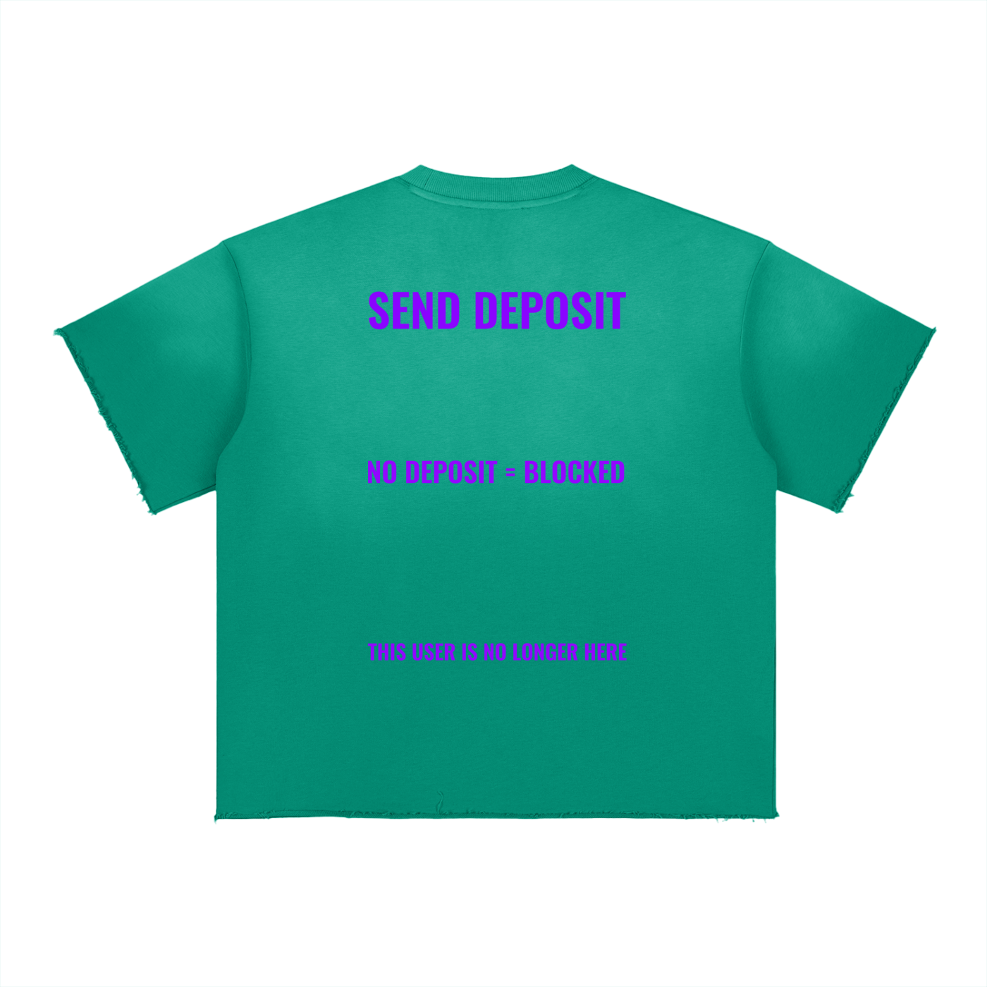 Sun Fade Raw Edge T-Shirt